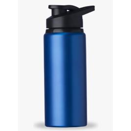Garrafa Squeeze 600ml Alumínio Para Academia Cor Azul