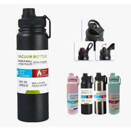 Garrafa Térmica Água Squeeze Inox Academiaquente E Frio 800ml