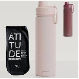 Garrafa Térmica Gocase Edição Especial Glitter 650ml - Kit