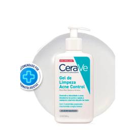 Gel de Limpeza Facial Antiacne Pele Oleosa, Acne Control CeraVe, 340g