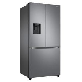 Geladeira Samsung RF49A Inverter Frost Free 3 Portas com Dispenser de Água 470L Inox Look 220V