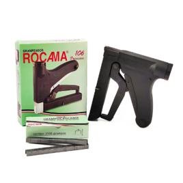 Grampeador Manual Rocama 106 Premium Acompanha 3500 Grampos