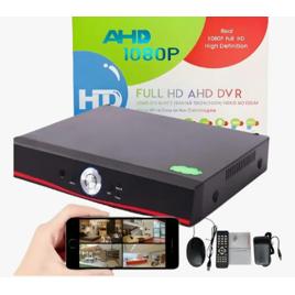 Gravador Digital Dvr 4 Canais Full Hd Ahd 1080p 110v220v
