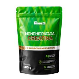 Creatina 500g Growth Supplements Pouch Treino Musculação Dieta Alta Performance