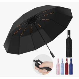 Guarda Chuva Abre E Fecha Automático Contra Vento Reforçado