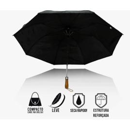 Guarda Chuva Automático Grande Reforçado Dois Tecidos