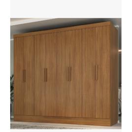 Guarda-roupa Casal 100% Mdf 8 Portas 4 Gavetas Jatobá