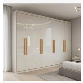 Guarda-Roupa Casal Paris 8 Portas 4 Gavetas Branco