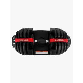 Halter Regulavel Vermelho 24kg Dumbell Anilhas Liftness