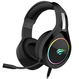 Havit Headphone Fone de Ouvido H2232d, RGB, com Microfone, Falante de 50mm, Conector 3.5mm, HAVIT