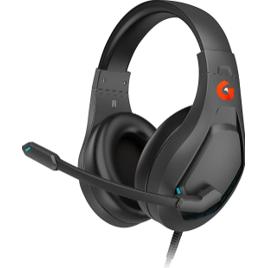 Headset Gamer Geonav Thunder Light, RGB, 7.1, USB, 50mm, microfone, preto.