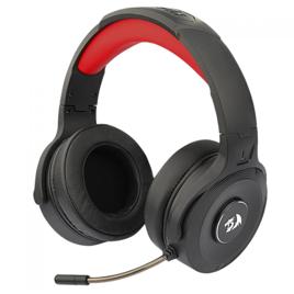 Headset Gamer Redragon Pelops Pro, Wireless, 3.5mm, Surround 7.1 Virtual, Drivers de 40mm, Preto