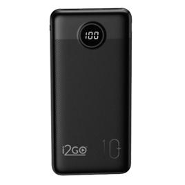 Carregador Portátil Power Bank Turbo i2GO 10000mah 20w Com Display Digital