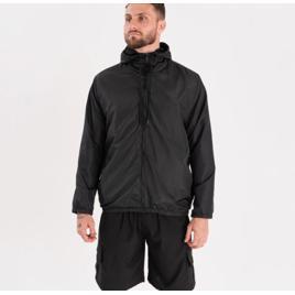 Jaqueta Corta Vento Liso Unissex Esportivo Capuz E Bolsos