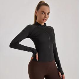 Jaqueta Ioga De Corrida Esportiva Proteção Uv Feminina