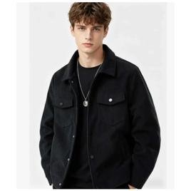 Jaqueta Masculina Overshirt De Veludo Cotelê Fit Casual