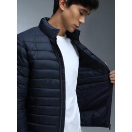 Jaqueta masculina puffer Tech UltraLight - Azul Escuro
