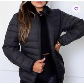 Jaqueta Puffer Bobojaco Feminina Casaco Corta Vento