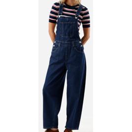 jardineira feminina jeans azul