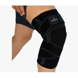 Joelheira De Compressão Elástica Para Esportes Premium