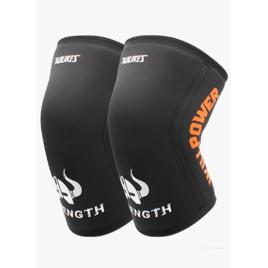 Joelheira Preta Esportiva 7mm Cross Training Fit Agachamento Lpo Cor Preto Tamanho M