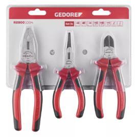Jogo De Alicates 3 Peças Gedore Red R28001004 Vermelho