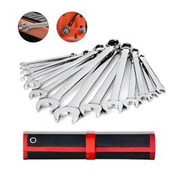 Jogo Chave Combinada 14 Pçs 8 A 24mm Boca Estrela Açocromado