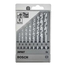 Jogo De Brocas Cyl-1 8 Peças Ø3 A 10mm Bosch Para Alvenaria