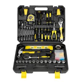 Jogo De Ferramentas 108 Peças Aço Cromo Vanádio