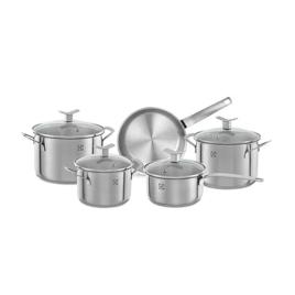 Jogo de Panelas Electrolux Inox com 5 Peças Design com Fundo Triplo