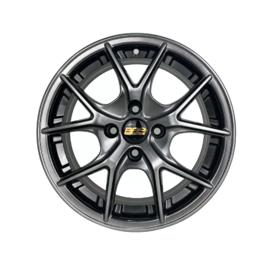 Jogo De Rodas Aro 15 4x100 Bbs Ci-r M28 Krmai Liga Leve Cor Gloss Shadow