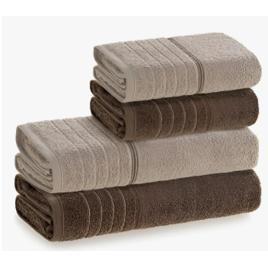 Jogo de Toalhas 4 Peças Fio Cardado 100 Algodão Softmax Bressan Karsten