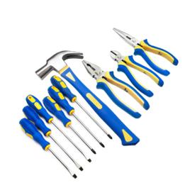 Jogo Ferramentas Com Martelo Alicates Chave Fenda Philips