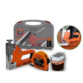 Grampeador Manual, Trena 2m e 500 Grampos Sparta