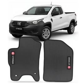 Jogo Tapete Automotivo Borracha Fiat Strada Cabine Simples 2021 2026