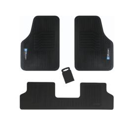 Kit Jogo Tapete Automotivo Borracha Volkswagen + Lixeira 3 Peças Gol G4 2006 A 2013