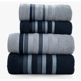 Jogo Toalhas Banho Grossas Macias Algodão 4pç Absorventes