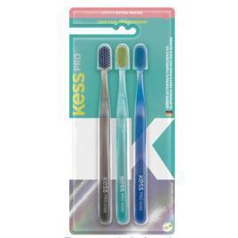 KESS Pack com 3 Escovas Dentais Pro Extra Macias