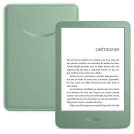 Kindle 16 GB (Geração mais recente) - Leve e compacto, com tela antirreflexo, trocas de página mais rápidas, luz frontal ajustável - Cor Verde