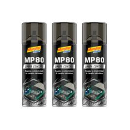 Kit 03 Uni Limpa Contato Elétrico Eletronico Mundial Prime