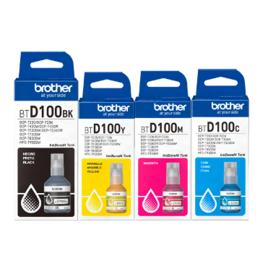 Kit 04 Tinta Brother T430w T530dw T730dw T830dw Multicolor