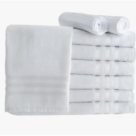 Kit 10 Toalha de Rosto Casa Linda 100% Algodão