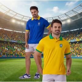 Kit 2 Camisa Seleção Brasileira Torcedor Copa 2026