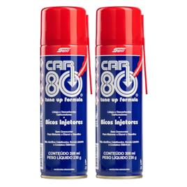 Kit 2 Descarbonizante Limpa Carburador Bico Injetores Car80