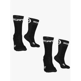 Kit 2 Pares Meia Esportiva Ciclismo Corrida Cano Médio Ert