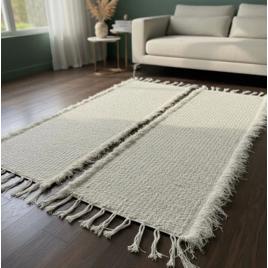 Kit 2 Passadeiras Boho Algodão 1,60 X 0,50 Tapete Rústico