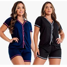 Kit 2 Pijama Curto Americano