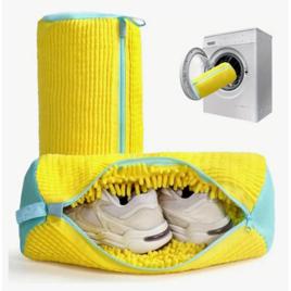 Kit 2 Sacos de Lavagem para Tênis e Sapatos Ideal p/ Máquina de Lavar