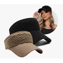 Kit 2 Viseira Sol Praia Verão Esporte Vôlei Feminina