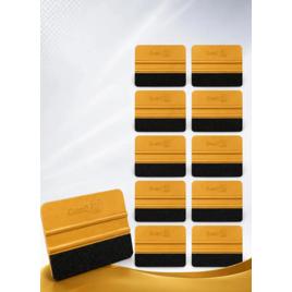 Kit 20 Espátula Gold C/ Feltro Para Aplicação De Insulfilm